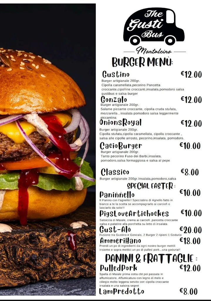 Menu_The Gusti Bus_Montalcino_image_1