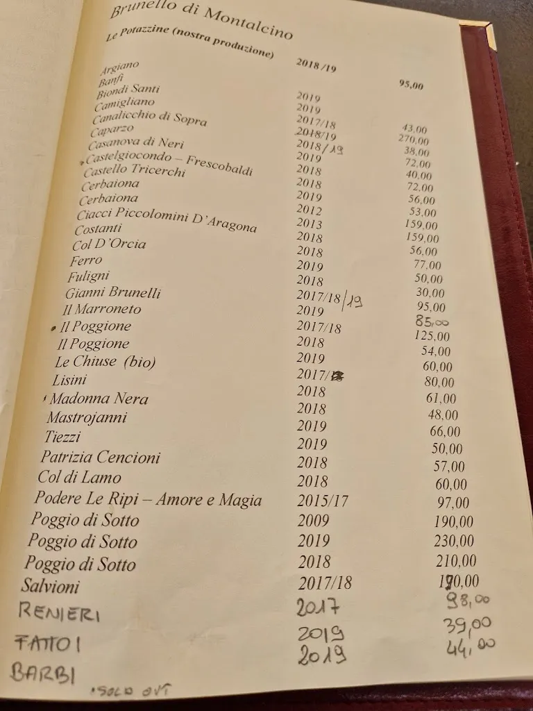 Menu_Vineria Le Potazzine_Montalcino_image_2