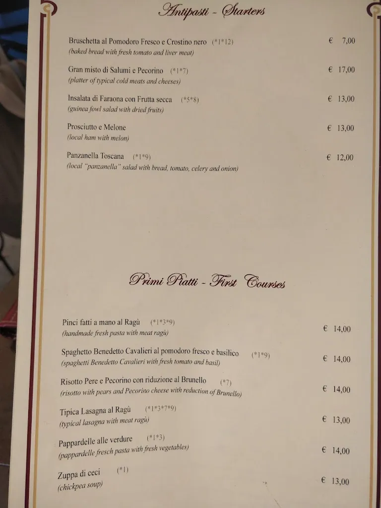 Menu_Vineria Le Potazzine_Montalcino_image_4