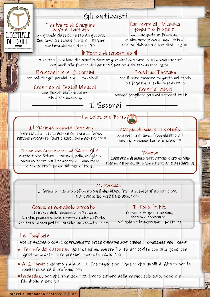 Menu_L'Ospitale dei Brilli_Montemignaio_image_1