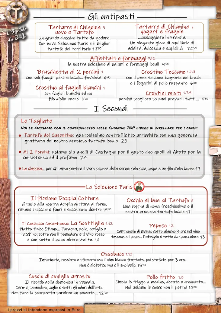 Menu_L'Ospitale dei Brilli_Montemignaio_image_2