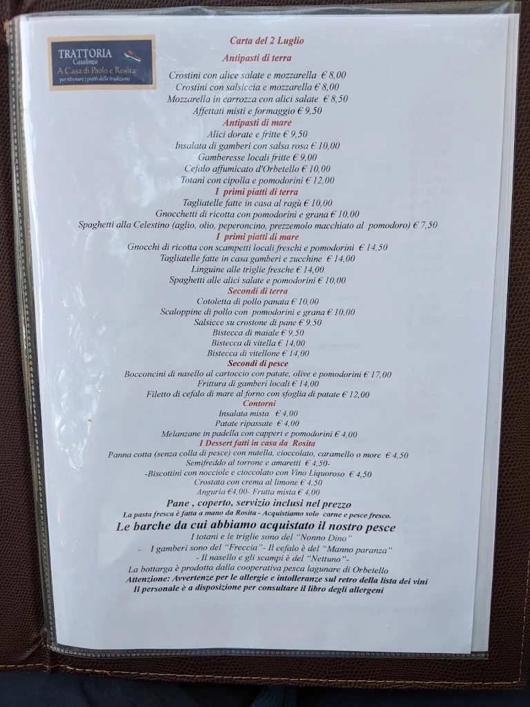 Menu_Trattoria a Casa di Paolo e Rosita_Monte Argentario_image_3