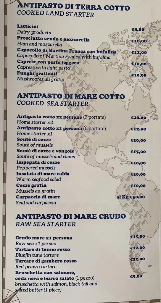 Menü_Verace Sea Food Restaurant_Mola di Bari_Bild_3