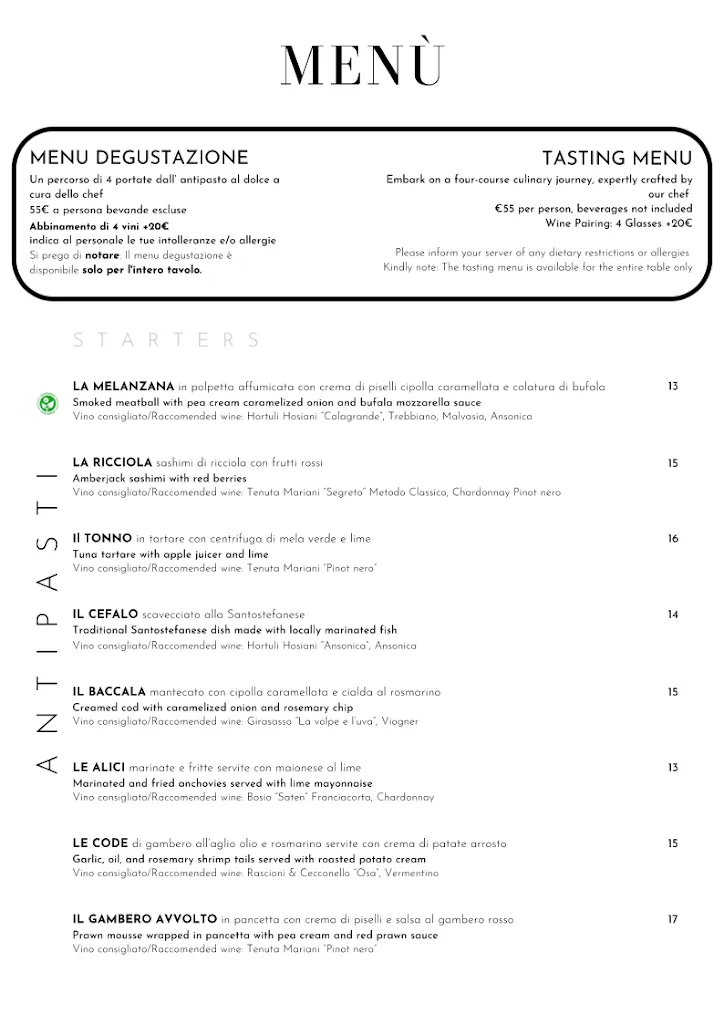 Menu_Ristorante Porto Santo Stefano - Osteria La Pace_Monte Argentario_image_2