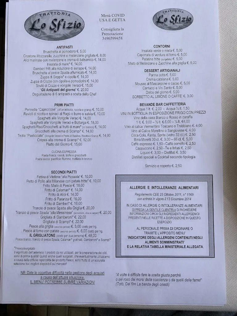 Menu_Trattoria Lo Sfizio da leo_Monte Argentario_immagine_3
