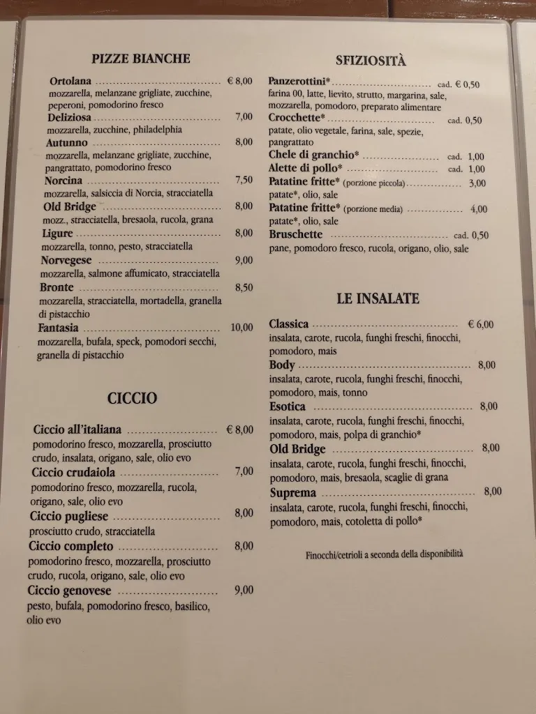 Menu_Old Bridge_Mola di Bari_image_1