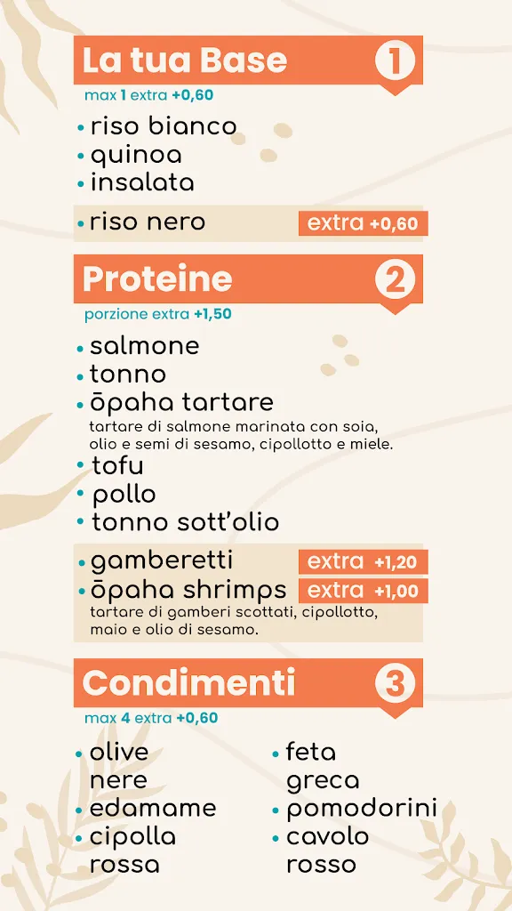Menu_Ōpaha - pokē bar_Montemurlo_image_2
