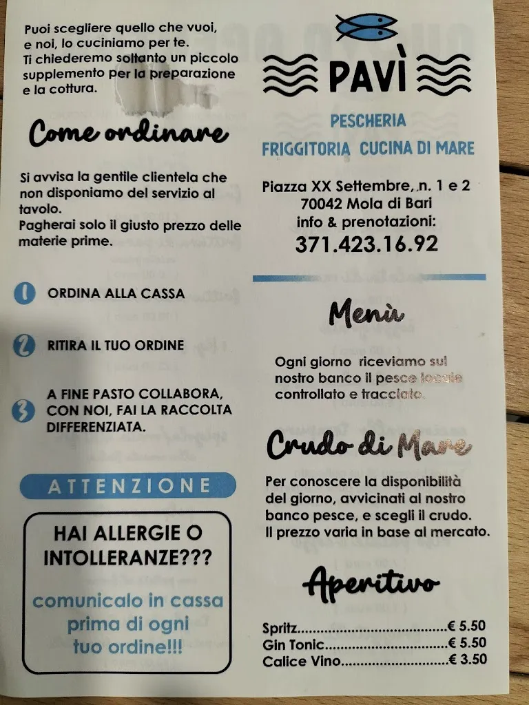 Menu_Pescheria Friggitoria Paví_Mola di Bari_image_1
