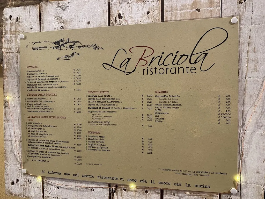 Menü_Ristorante La Briciola_Montepulciano_Bild_2