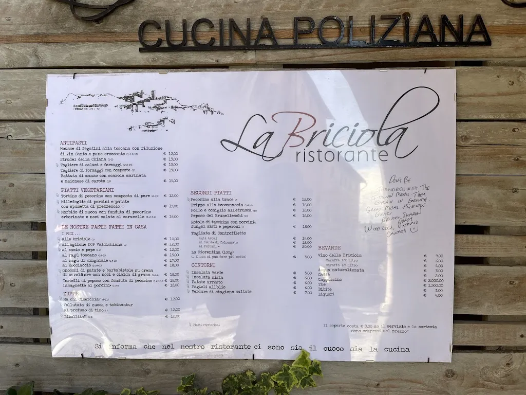 Menü_Ristorante La Briciola_Montepulciano_Bild_4