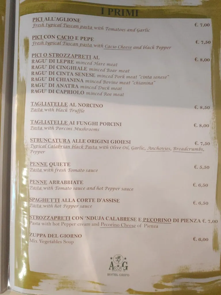 Menu_BoccaUnta Bisteccheria Ristorante Pizzeria - Montepulciano_Montepulciano Stazione_image_1