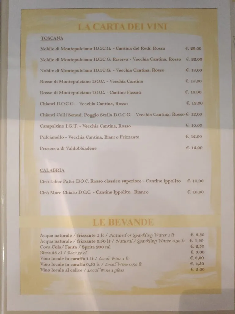 Menu_BoccaUnta Bisteccheria Ristorante Pizzeria - Montepulciano_Montepulciano Stazione_image_4