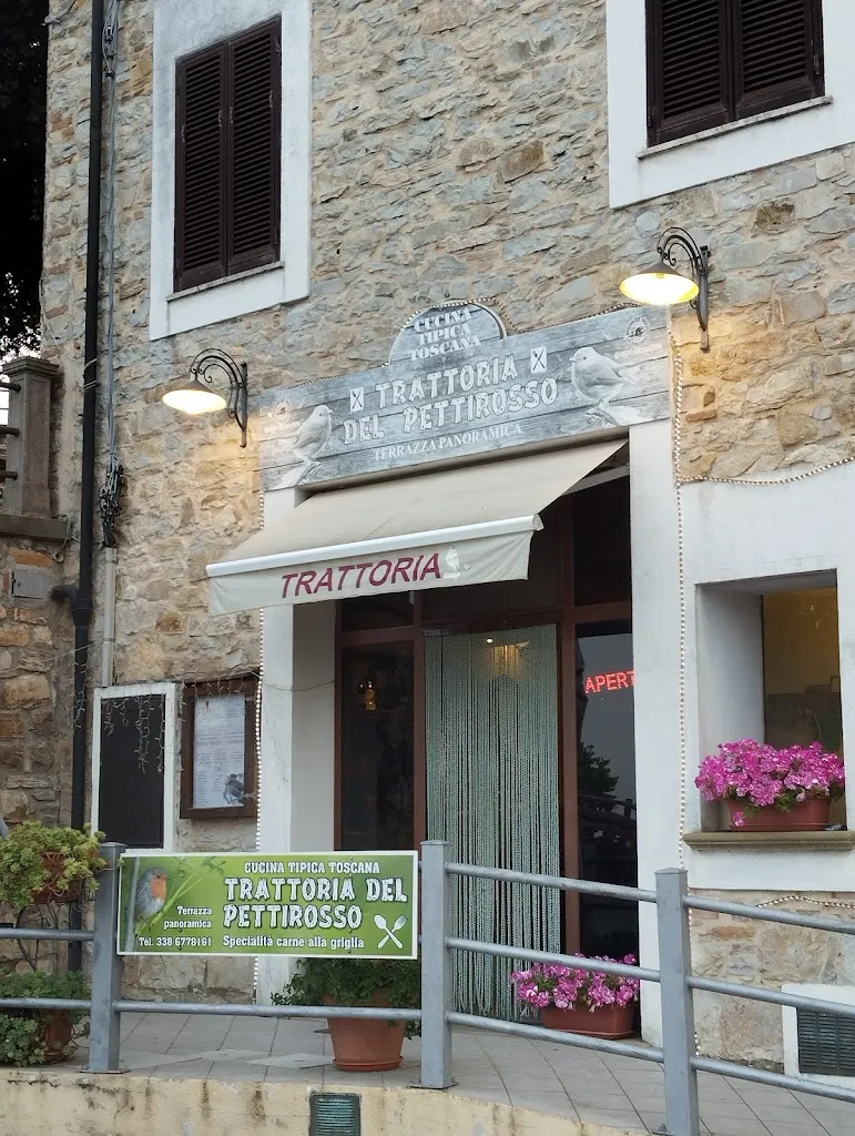 Trattoria del Pettirosso restaurant in Monteverdi Marittimo