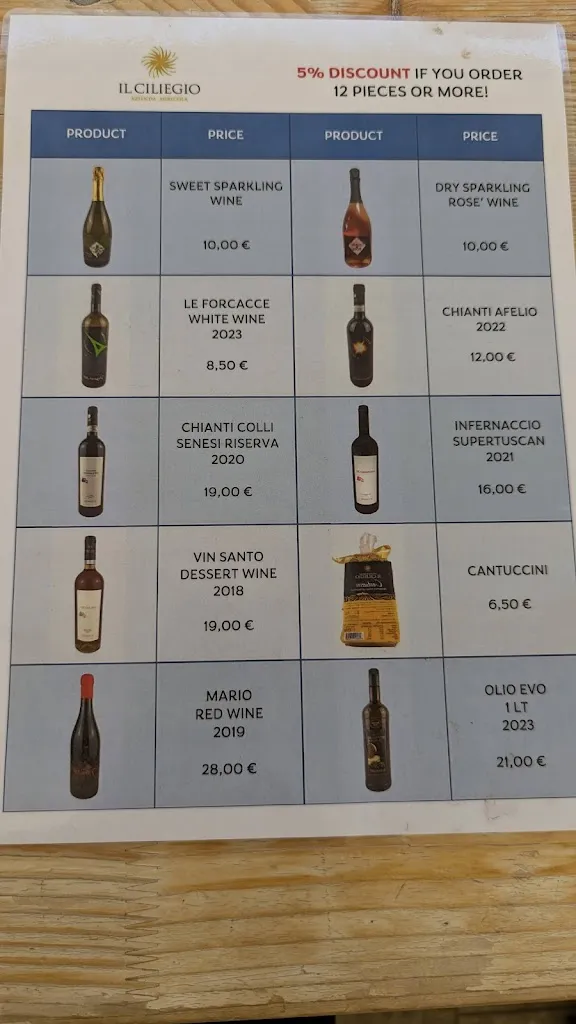 Menu_Ristorante Agrituristico Il Ciliegio_Monteriggioni_image_4