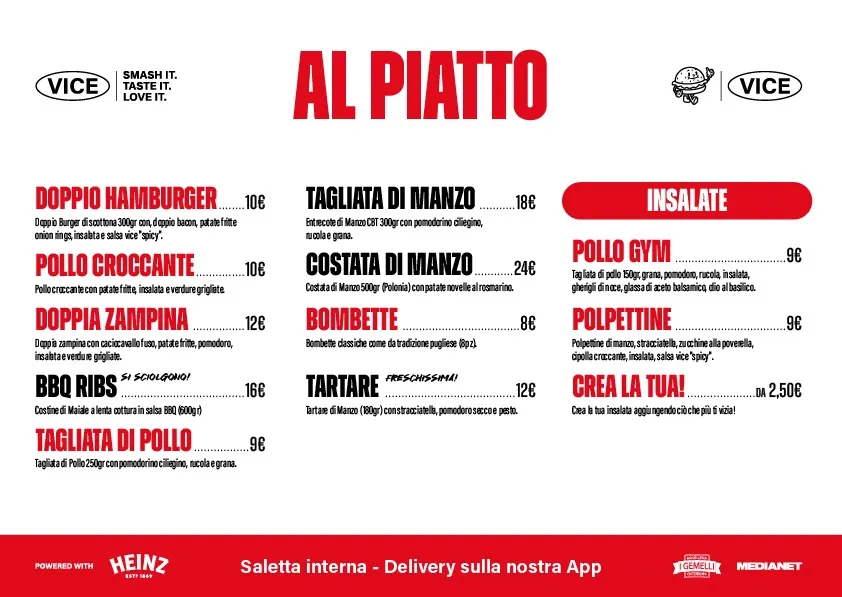 Menu_Vice - Hamburgeria_Mola di Bari_image_1