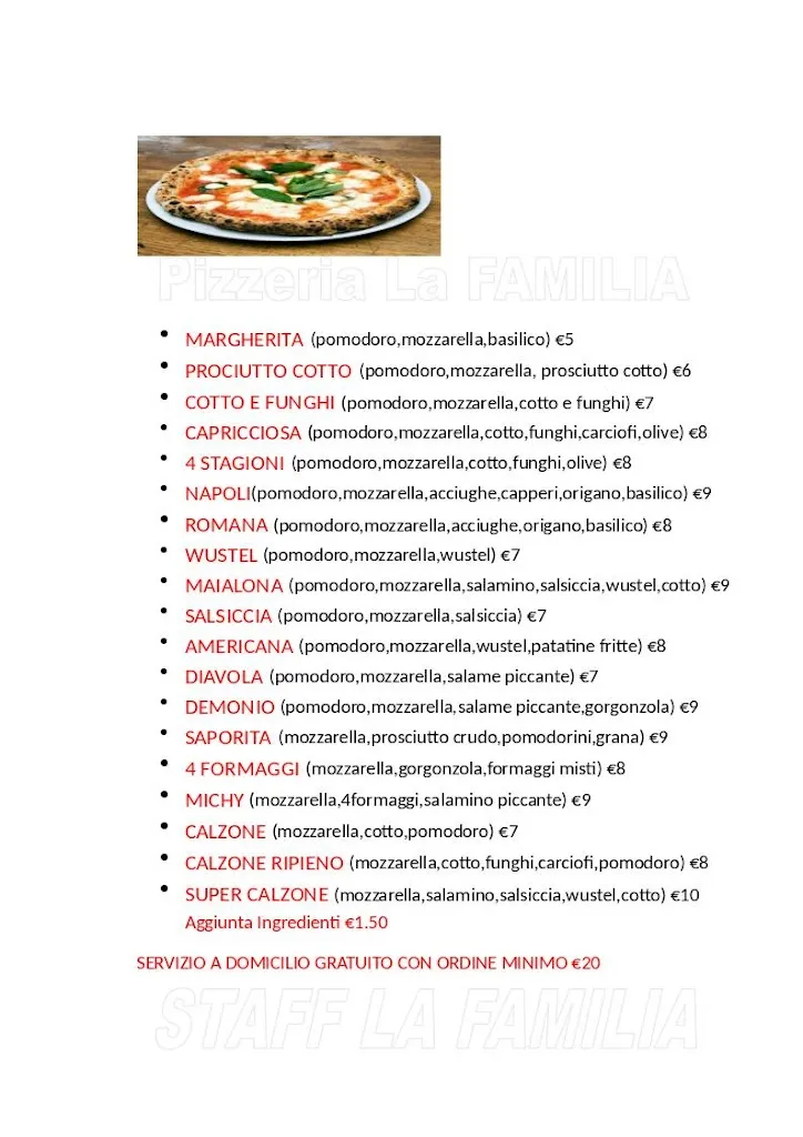 Menu_Restaurante La Familia_Montevarchi_image_1