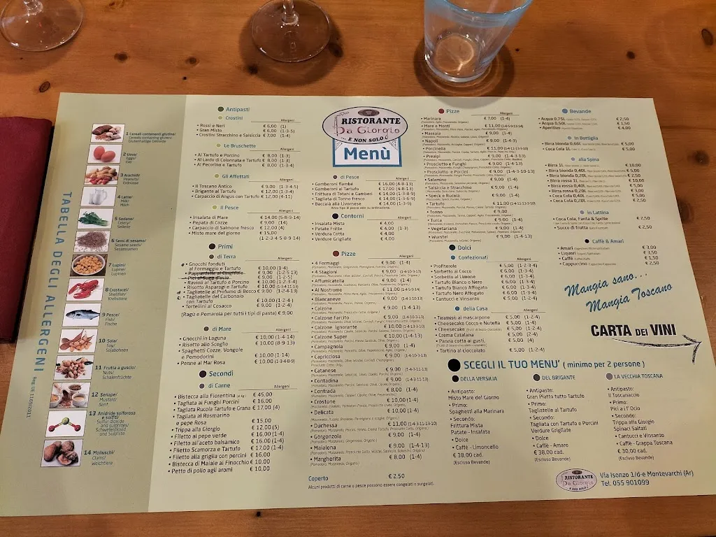 Menu_Ristorante - Pizzeria da Giorgio...E Non Solo_Montevarchi_image_1