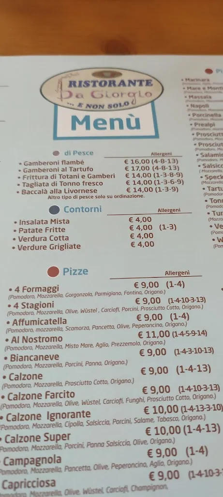 Menu_Ristorante - Pizzeria da Giorgio...E Non Solo_Montevarchi_image_4