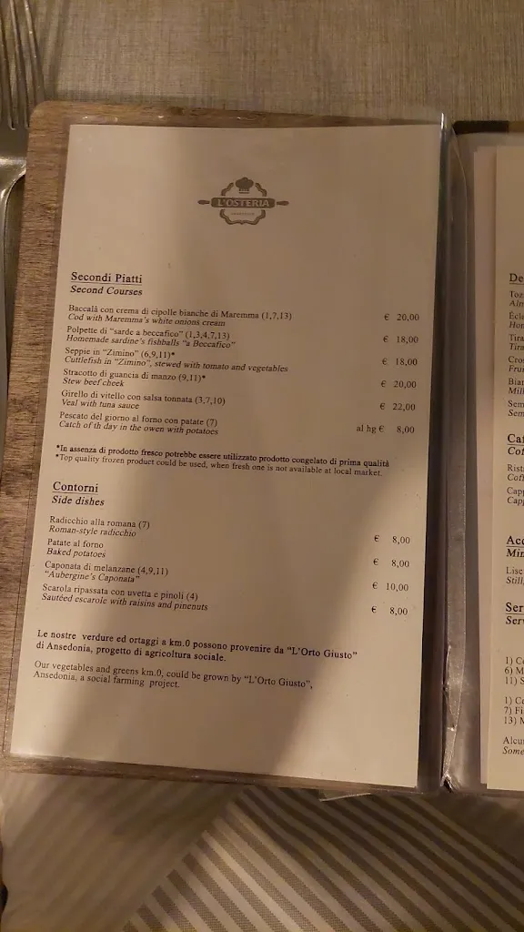 Menu_L'Osteria, Via Mazzini 6 - Orbetello_Orbetello_immagine_4