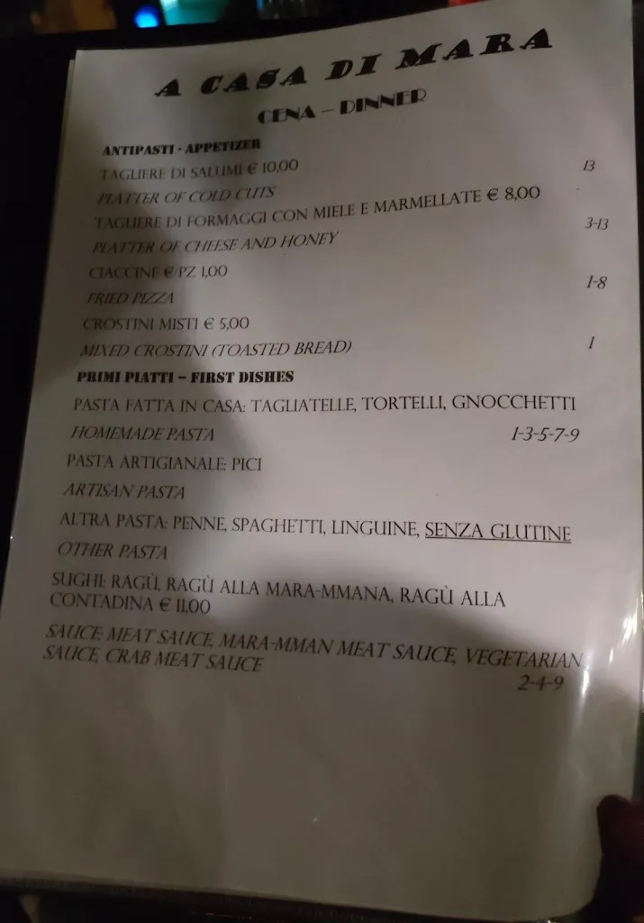 Menu_A Casa di Mara_Orbetello Scalo_image_3