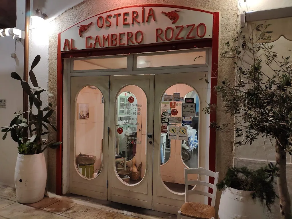Da Tommy del Gambero ROZZO restaurant in Mola di Bari
