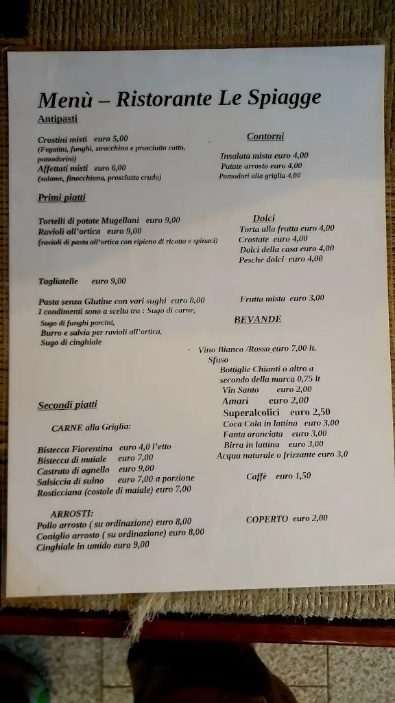 Menu_Le Spiagge Di Tamara_Palazzuolo sul Senio_image_2