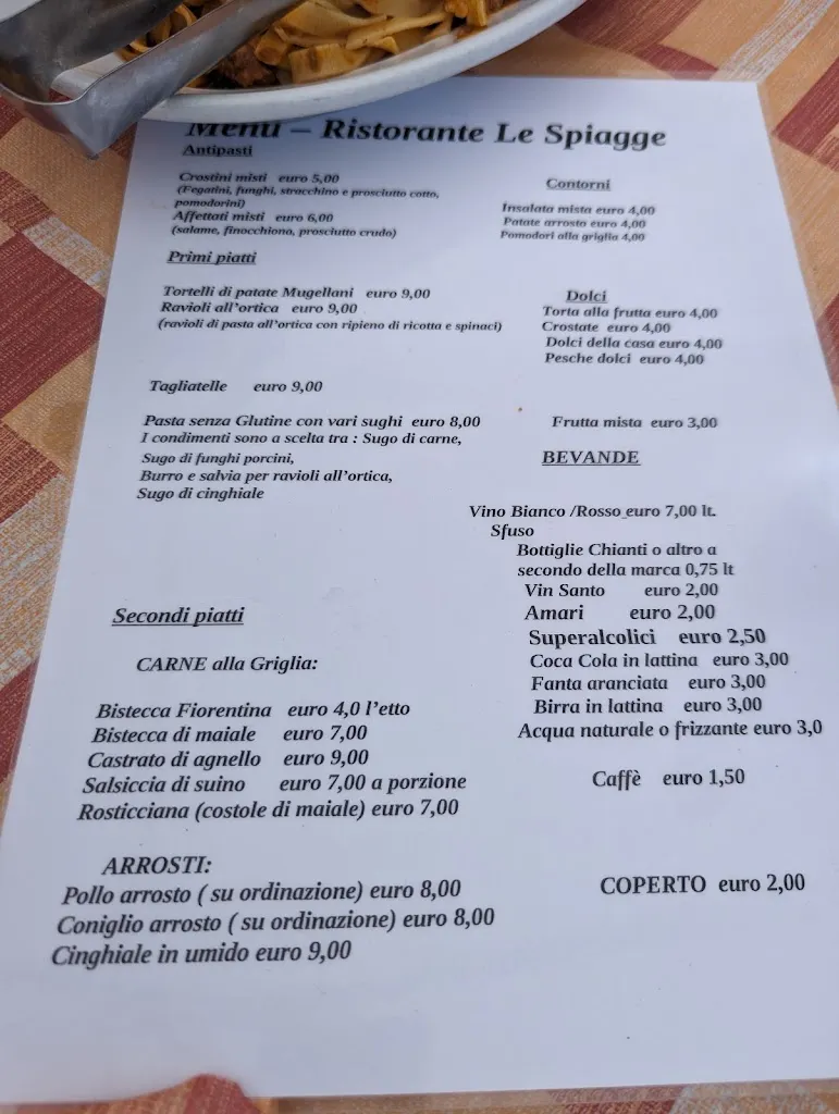 Menu_Le Spiagge Di Tamara_Palazzuolo sul Senio_image_4