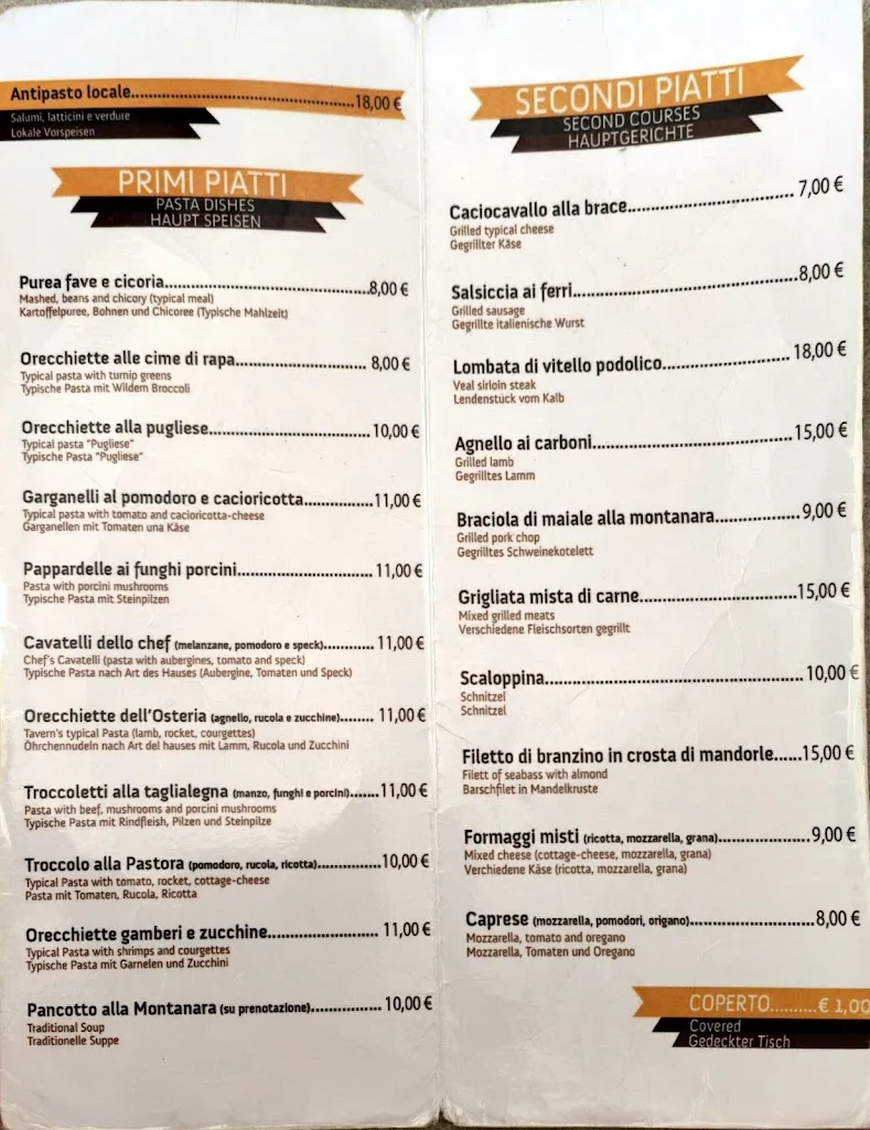 Menu_L'Osteria del Corso_Monte Sant'Angelo_image_1