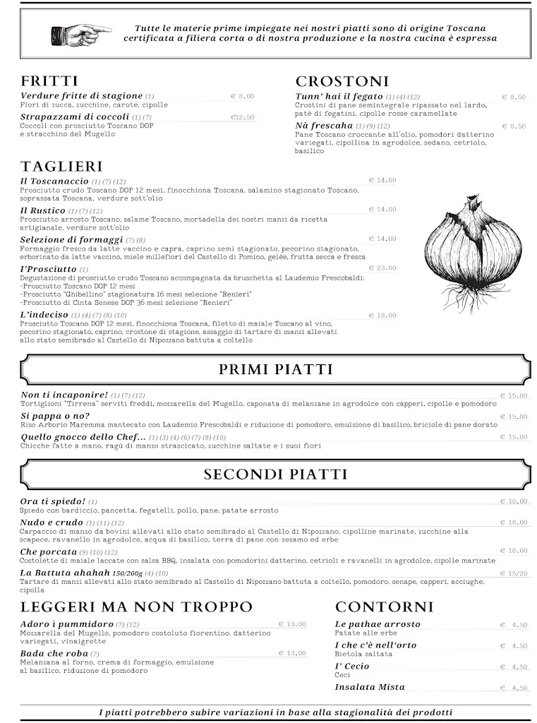 Menu_Enoteca Il Quartino di Marchesi Frescobaldi_Pelago_image_2