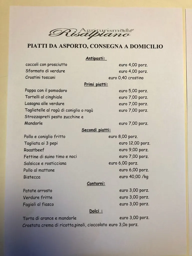 Menu_Tenuta Risalpiano - Agriturismo e Ristorante_Pelago_image_3