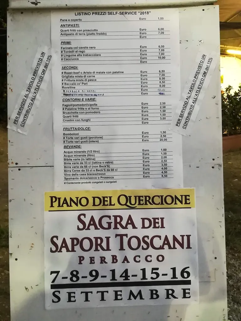 Menu_Sagra dello stinco e de' tagliarini co' fagioli - Ex Zooparco Pian Del Quercione_Piano di Conca_image_1