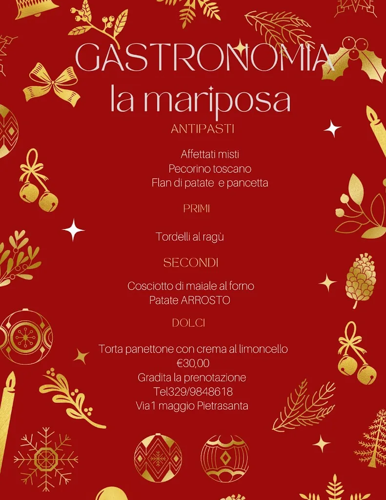 Menu_Grastronomia ristorante La Mariposa_Pietrasanta_image_2