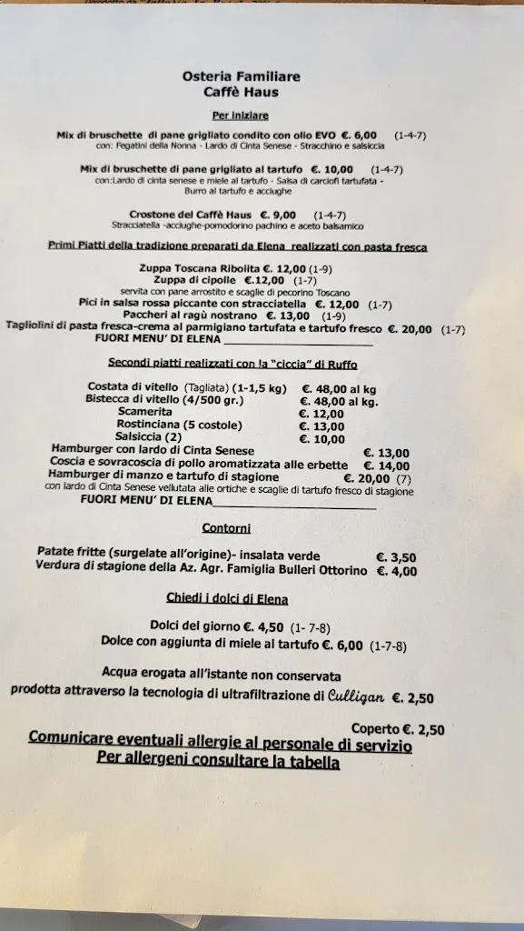 Menu_Osteria Familiare Caffè Haus_Peccioli_image_2