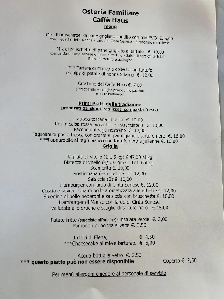 Menu_Osteria Familiare Caffè Haus_Peccioli_image_4