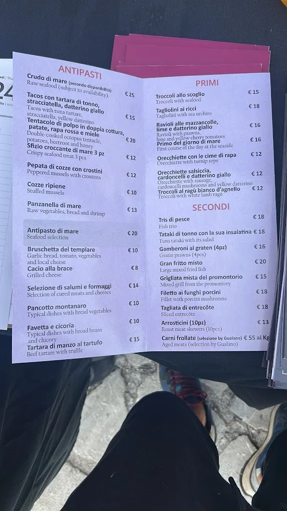 Menu_Templari Ristorante Pizzeria Lounge bar_Monte Sant'Angelo_image_2