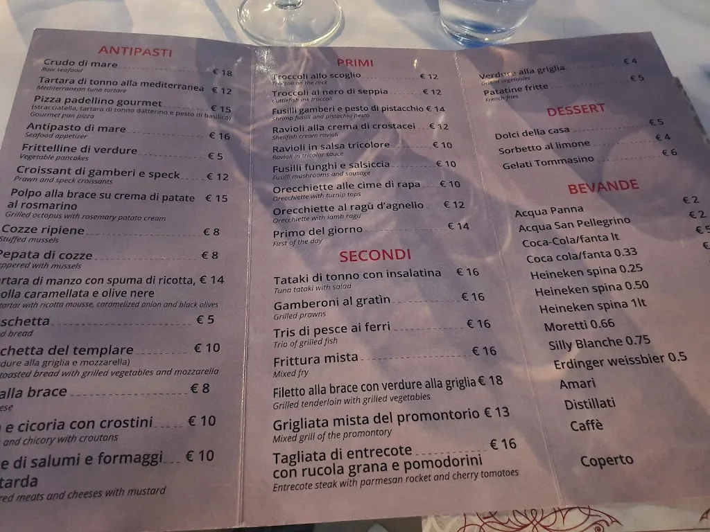 Menu_Templari Ristorante Pizzeria Lounge bar_Monte Sant'Angelo_image_4