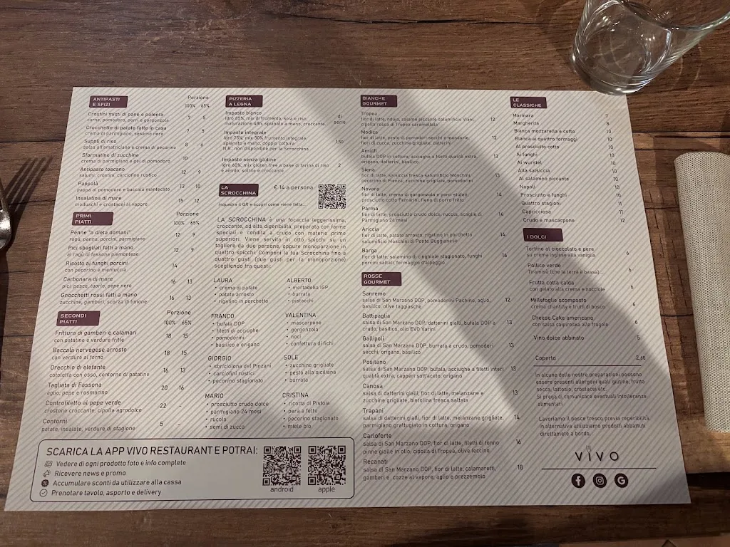 Menu_Vivo Restaurant_Pieve a Nievole_image_1