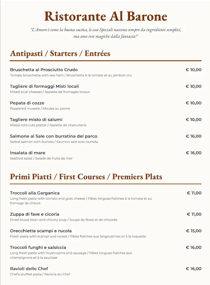 Menu_Ristorante Al Barone_Monte Sant'Angelo_image_1