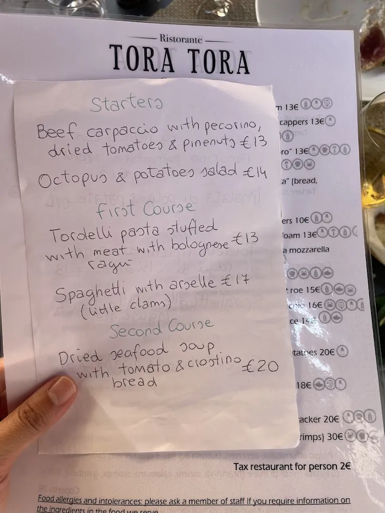 Menu_Ristorante Tora Tora_Pisa_image_4
