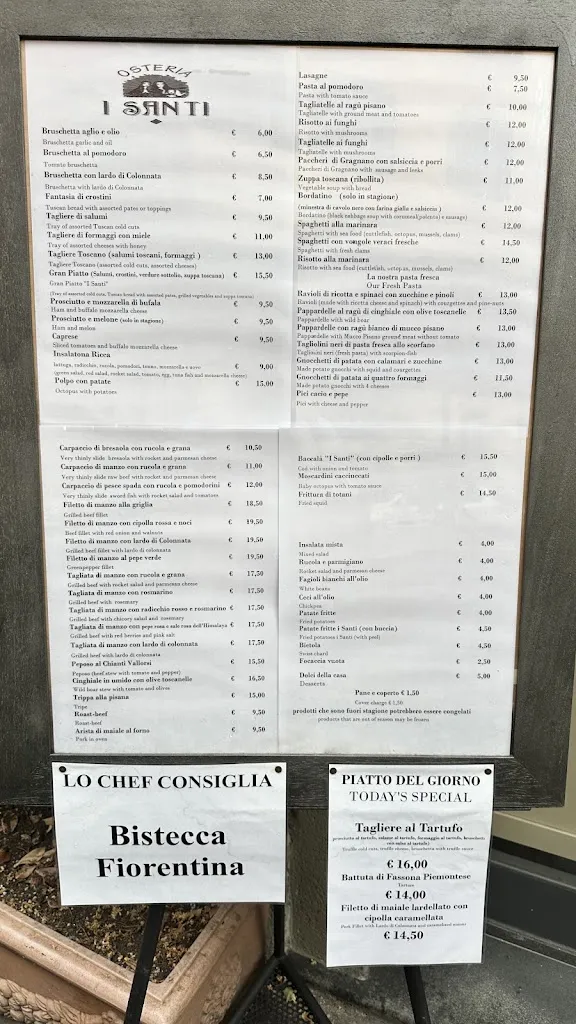 Menu_Osteria I Santi_Pisa_image_1