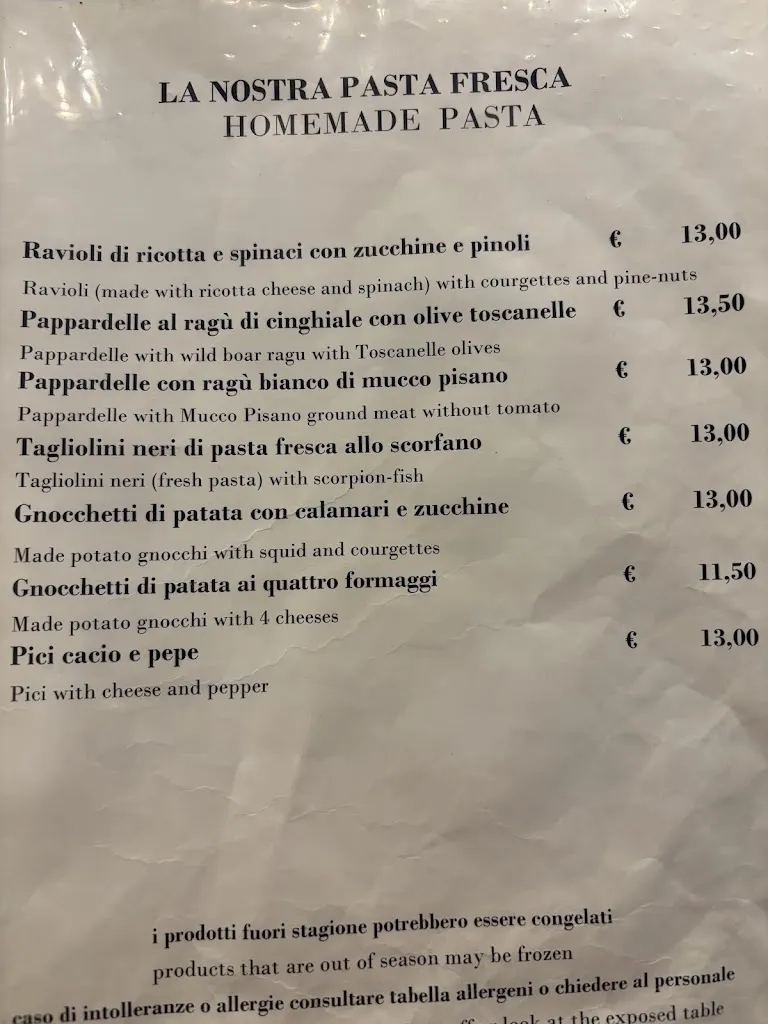 Menu_Osteria I Santi_Pisa_image_4