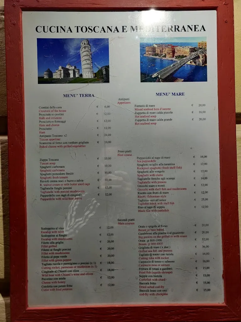 Menu_Ristorante Trattoria da Mario_Pisa_image_2
