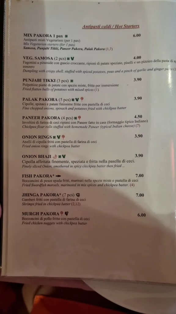 Menu_Gandhi Indian Restaurant Pisa_Pisa_image_2