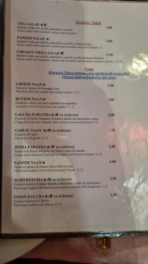 Menu_Gandhi Indian Restaurant Pisa_Pisa_image_4