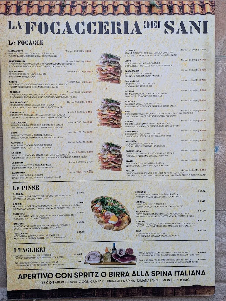 Menu_La focacceria dei sani_Pisa_immagine_4