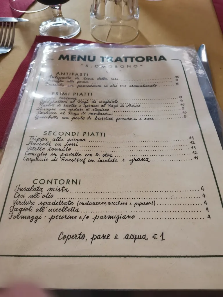 Menu_Trattoria Sant'Omobono_Pisa_image_1