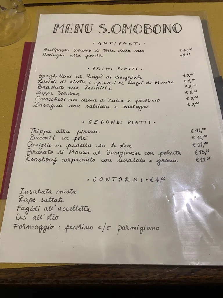 Menu_Trattoria Sant'Omobono_Pisa_image_3