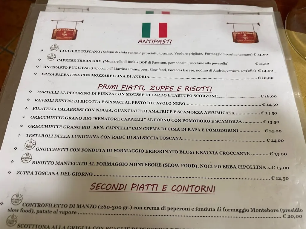 Menu_La Cantina Di Tipì_Pisa_image_4