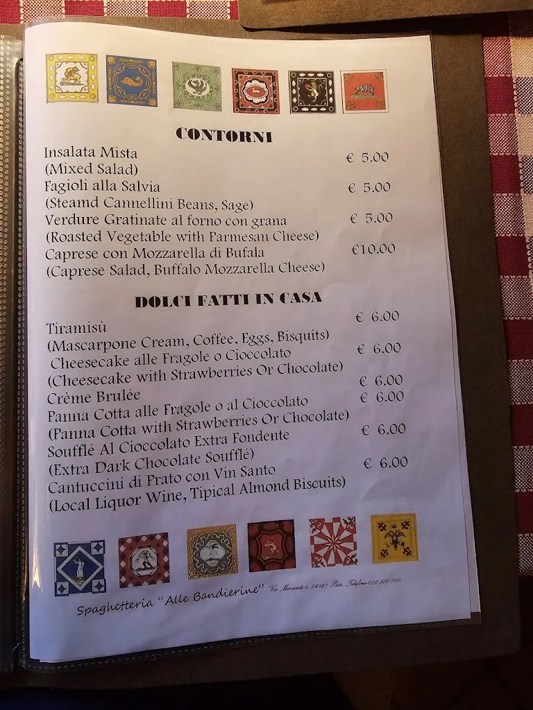 Menu_Ristorante alle Bandierine_Pisa_image_4