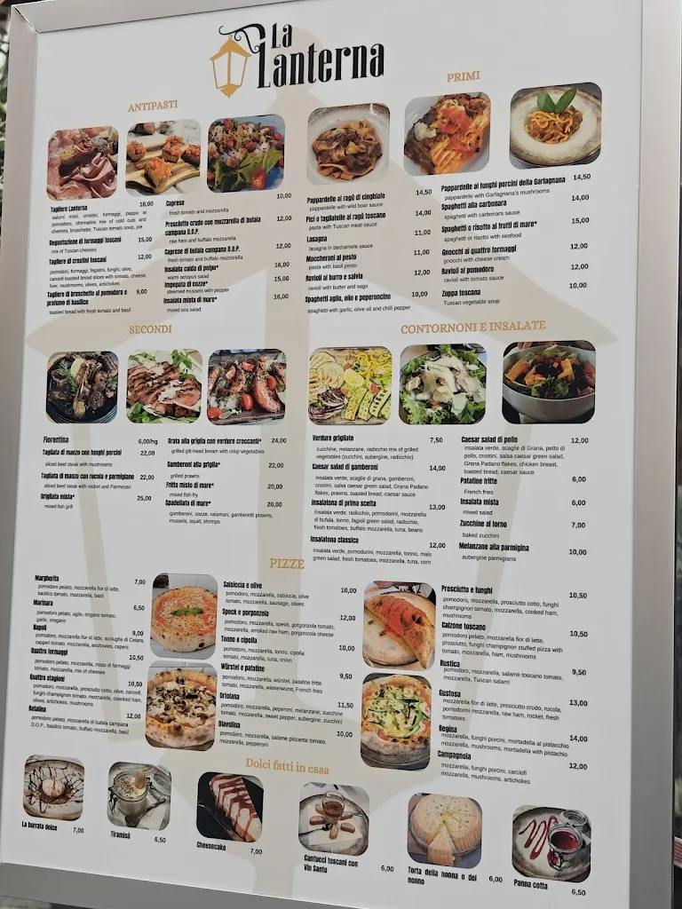 Menu_La lanterna Ristorante Pizzeria_Pisa_image_1